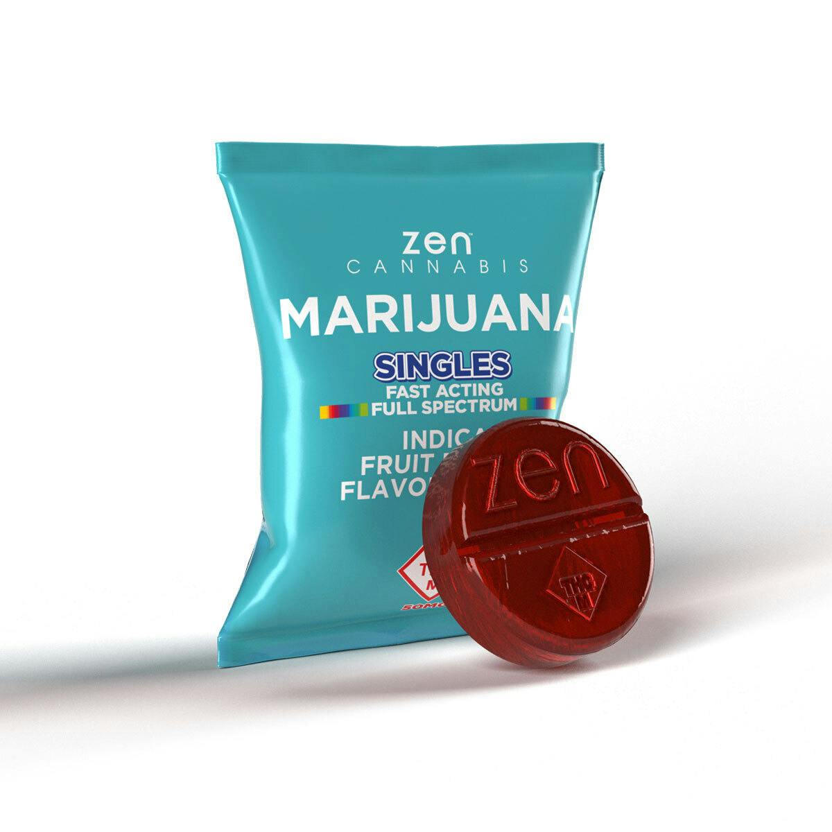 Zen | Gummy | Indica Fruit Punch 50mg at Flora Farms Sikeston Dispensary