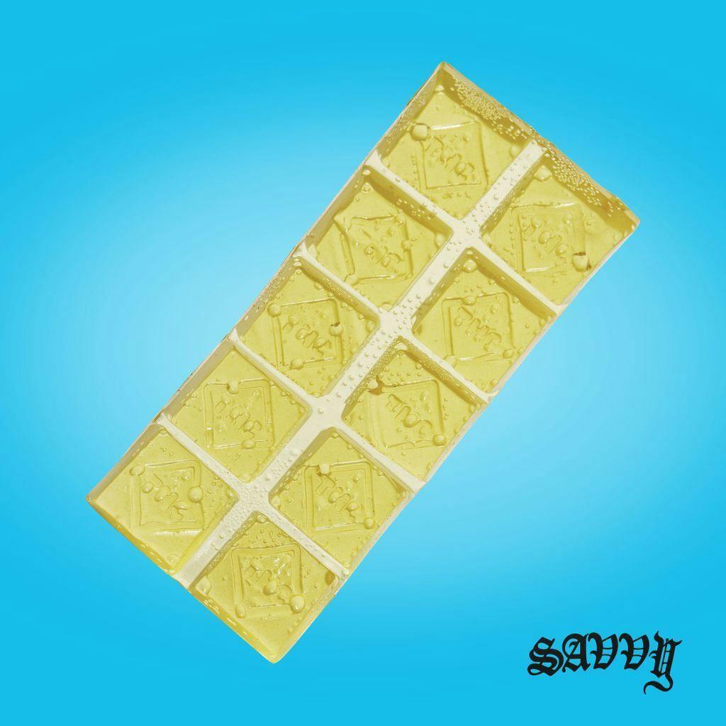 Savvy Extra Blue Raspberry Soft Chew 100mg Piece at MÜV Cannabis Dispensary