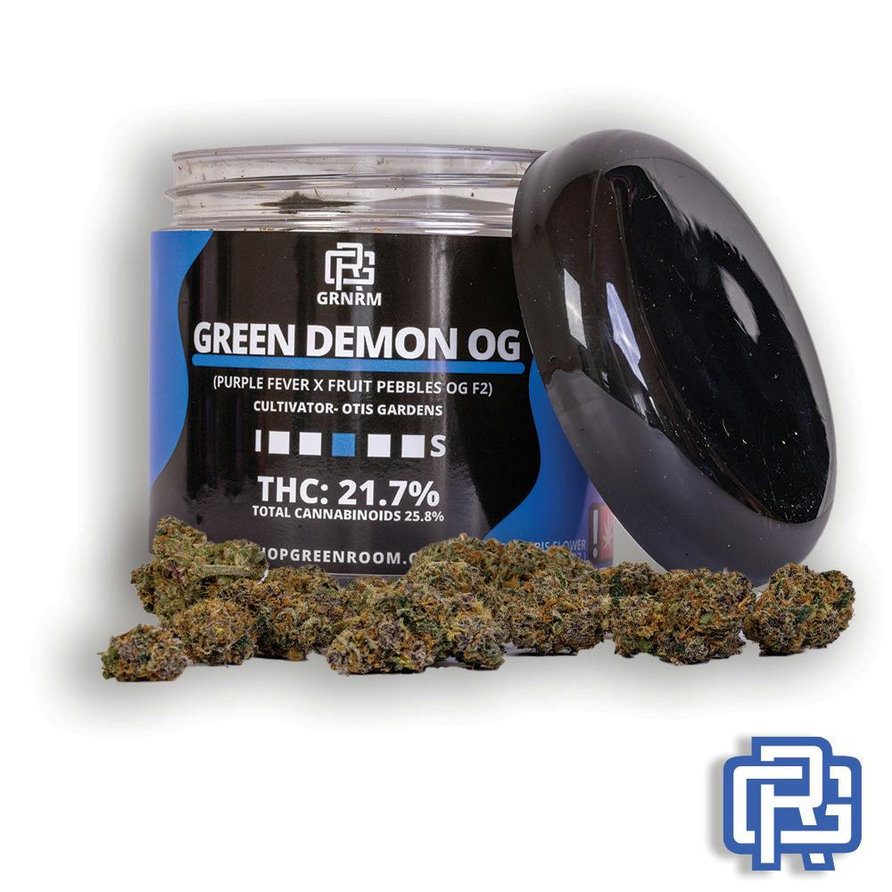 Green Demon OG Flower Oz Special: Otis Gardens