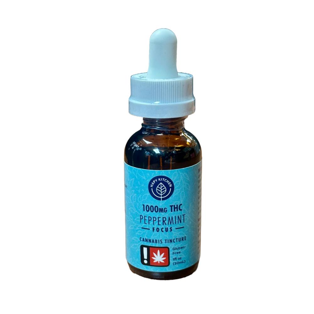 Peppermint "Focus" Tincture | 30mL 1000mg (THC) | Hapy Kitchen