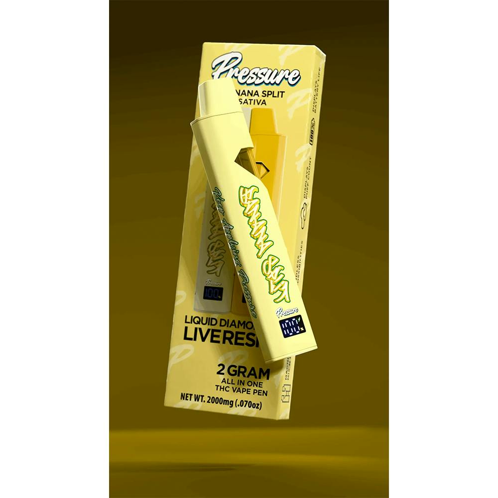 Banana Split [1000mg] | Pressure Extracts - Liquid Diamonds Live Resin All In One