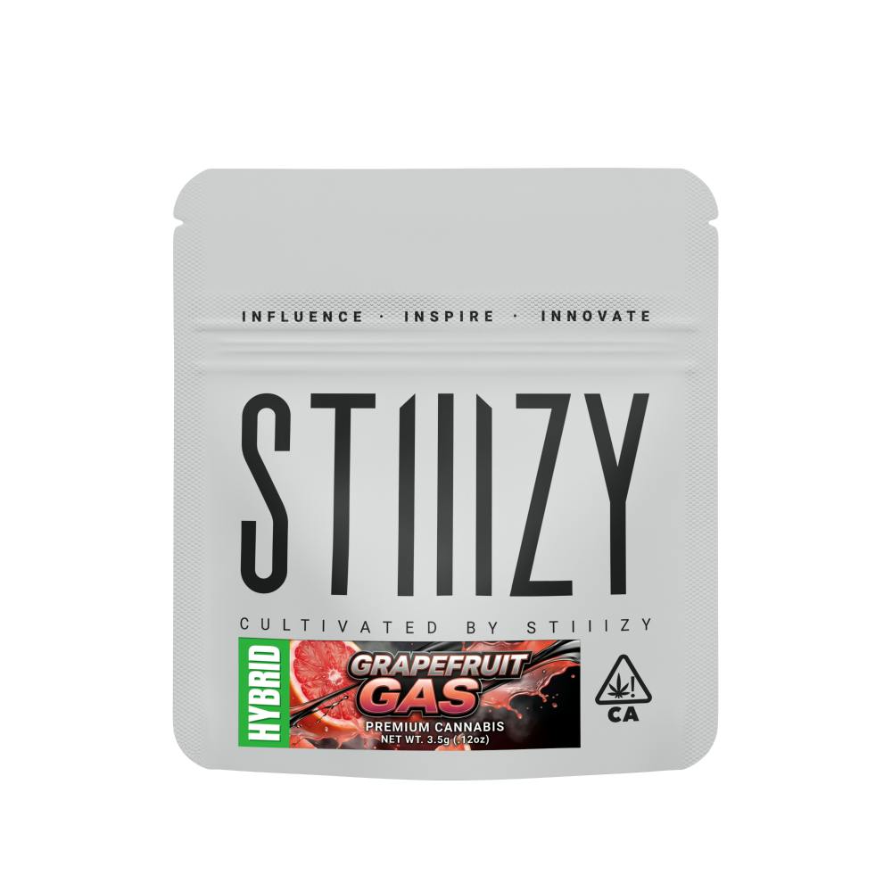 GRAPEFRUIT GAS: Stiiizy - White Label Mylar Bag