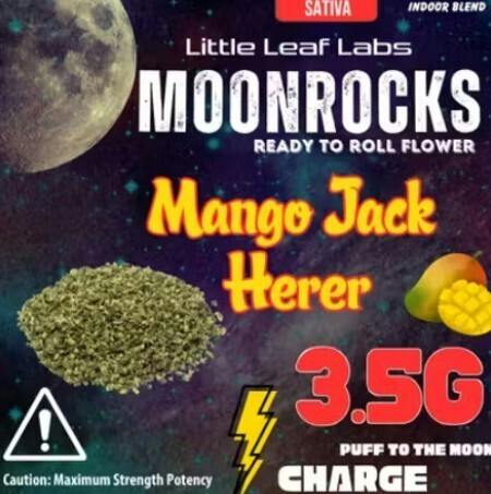 Little Leaf Labs Mango Jack Herer Moonrock Infused Pre-Ground Flower 3.5g