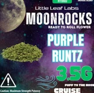Little Leaf Labs Purple Runtz Moonrock Infused Pre-Ground Flower 3.5g