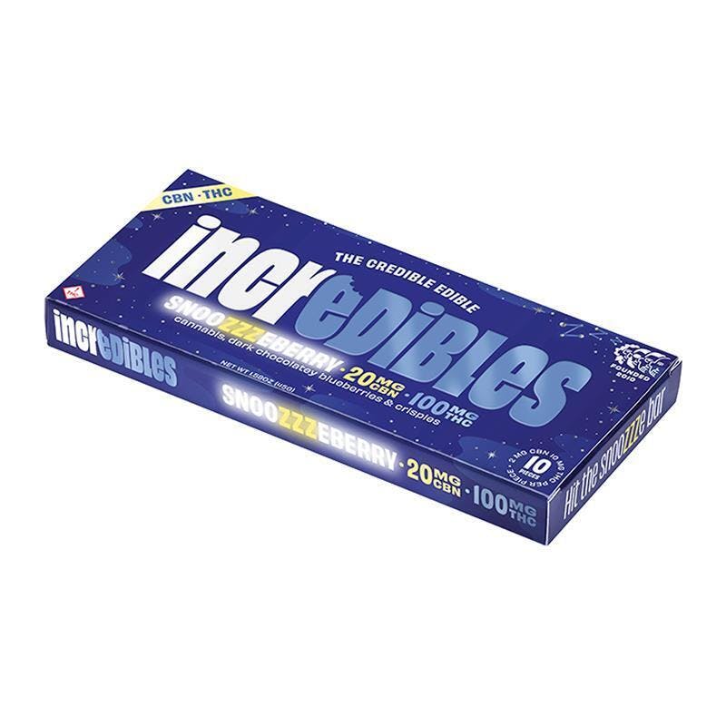 incredibles Snoozzzeberry Dark Chocolate Bar 10mg ea | 10-Pack