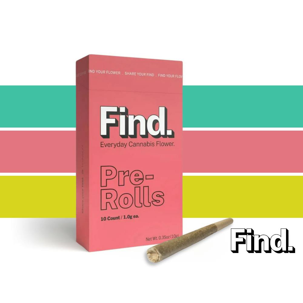 Find. Glitter Bomb Pre-Roll Pack 1g ea | 10-Pack