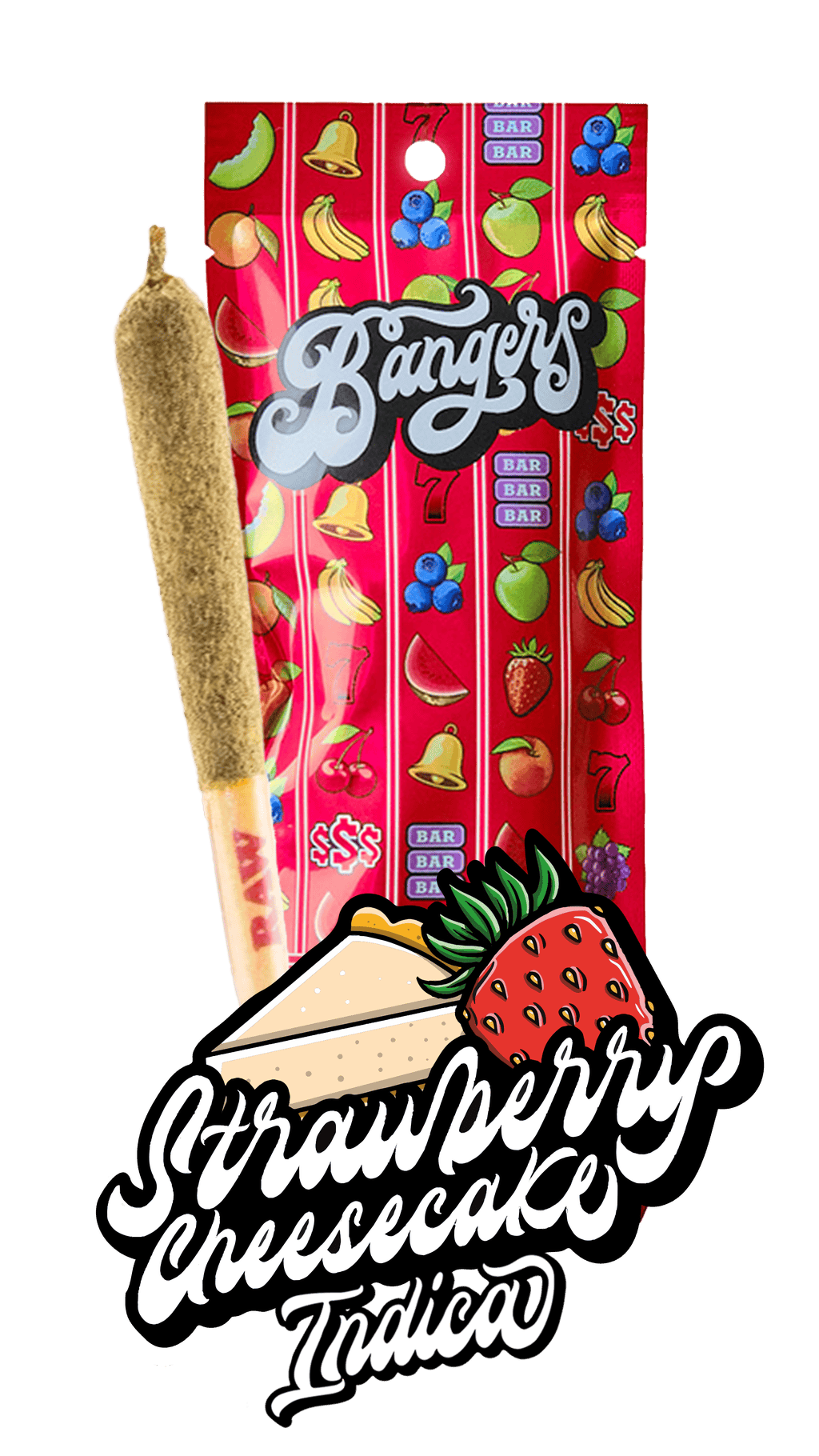 Bangers Strawberry Cheesecake Diamond Infused Pre-Roll 1.2g