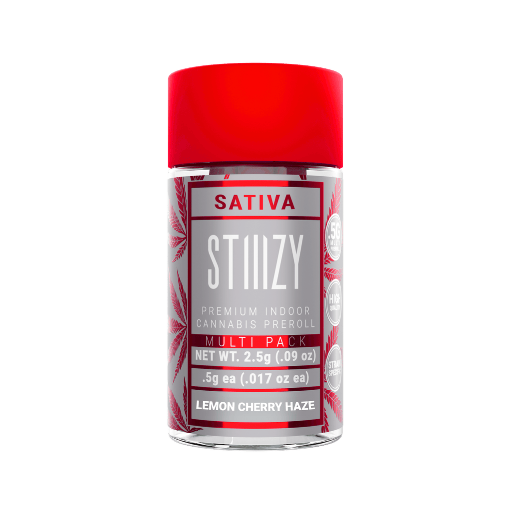 STIIIZY Lemon Cherry Haze Pre-Roll Pack 0.5g ea | 5-Pack