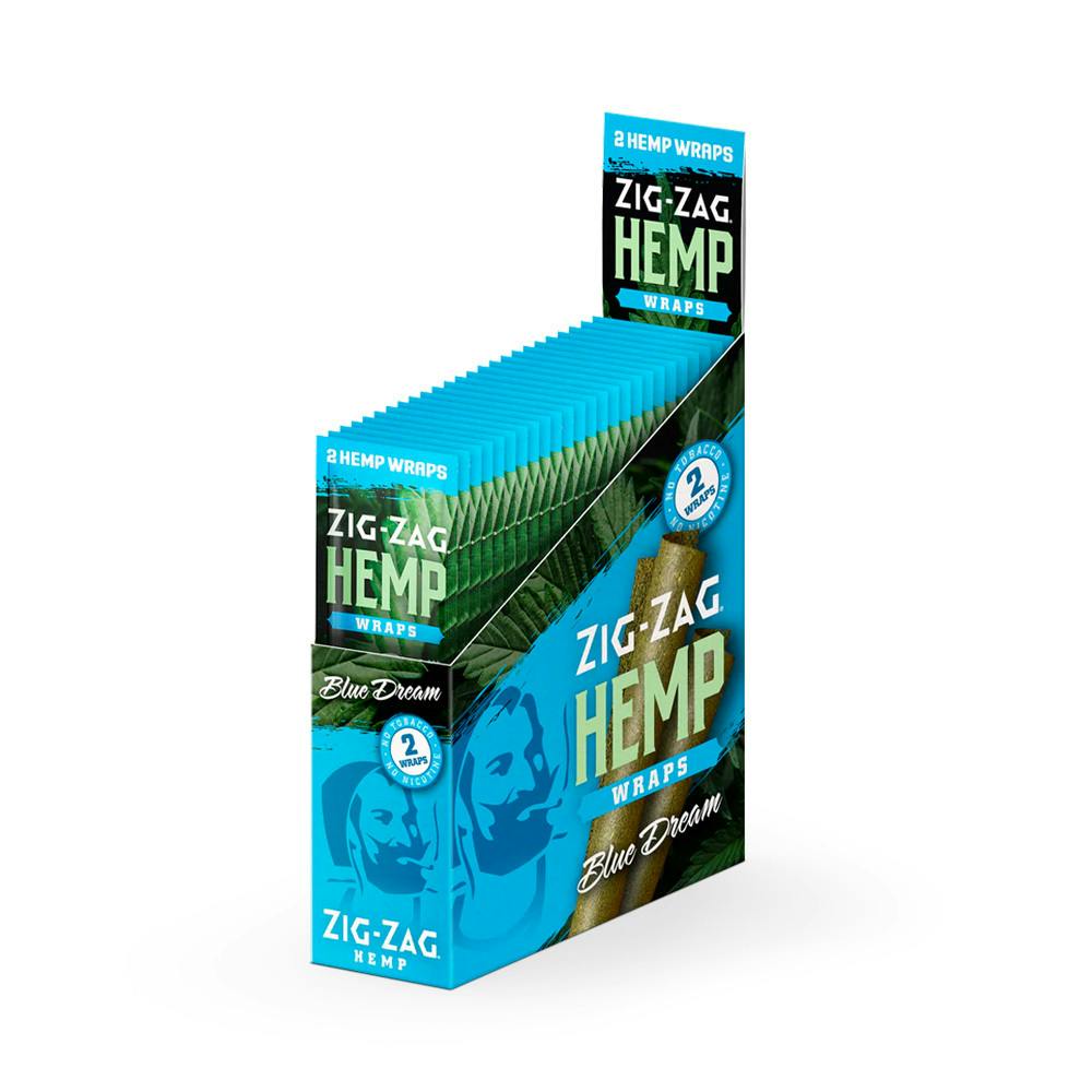 Zig Zag Blue Dream Hemp Wrap 2PK