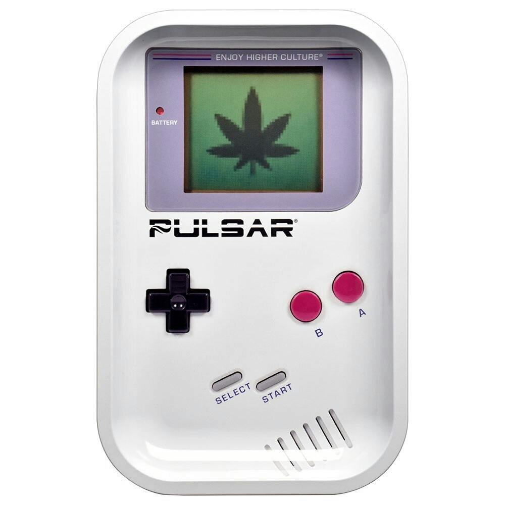 Pulsar Metal Rolling Tray w/ Lid | Weedboy | 11"x7"