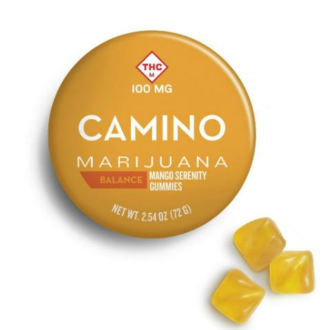 Gummies 300mg | Camino Mango Serenity 1:1 THC:CBD
