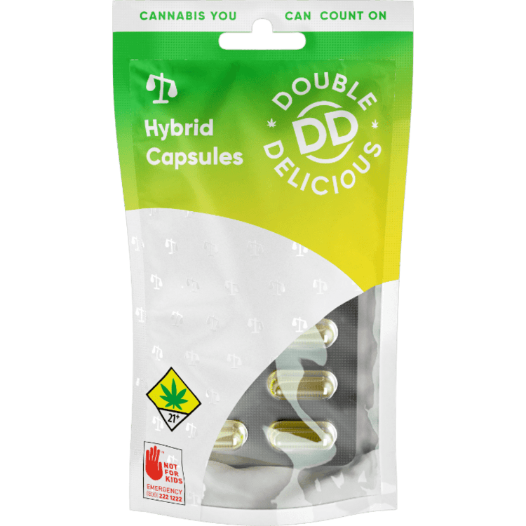 DD:: Capsules Hybrid High THC Capsules | 10 Pack (Medical Card Only)