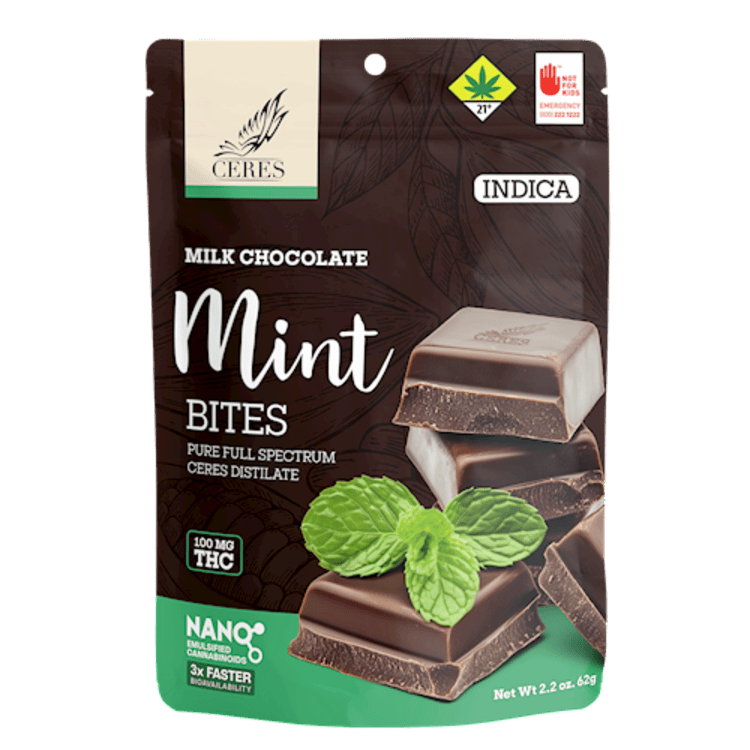 CER:: Milk Chocolate Mint Bites Indica | 10pk