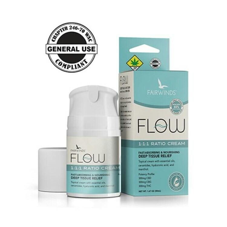 FWM:: Flow Cream 1:1:1 CBD:CBG:THC 1.67oz