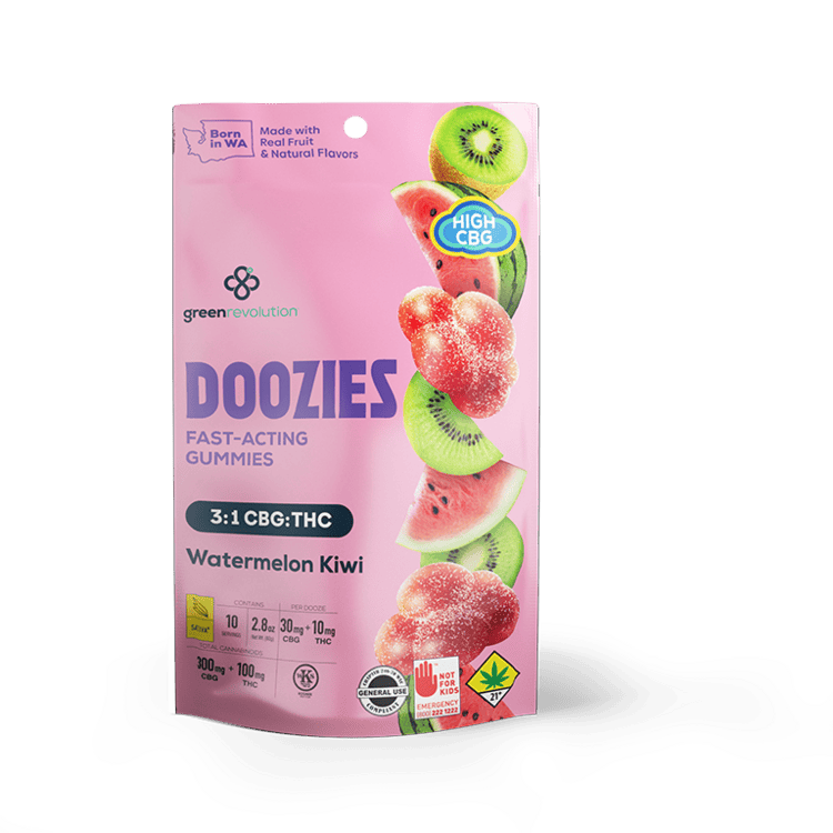 GREV:: Doozies - Watermelon Kiwi 3:1 CBG:THC | 10pk