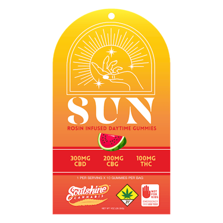 CAC:: 3:2:1 Pineapple Sun Gummies | 10 Pack