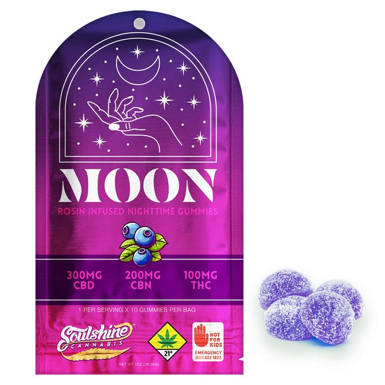 CAC:: 3:2:1 Grape Rosin Moon Gummies | 10 Pack