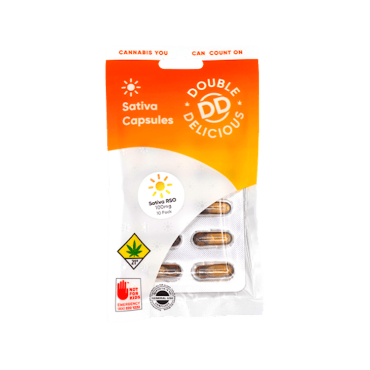 DD:: Sativa RSO Capsules | 10 Pack