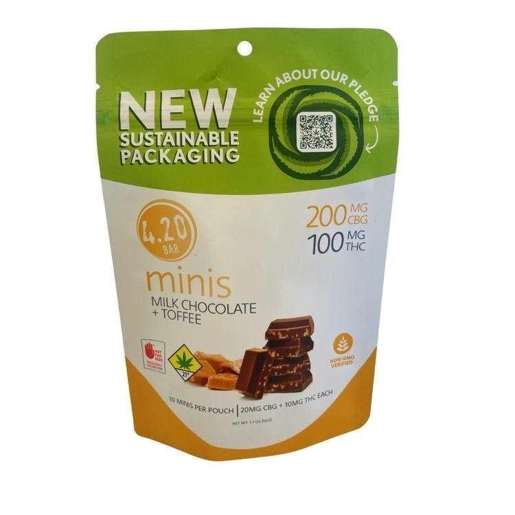 FTM:: 2:1 CBG:THC Milk Chocolate Toffee | 10pk