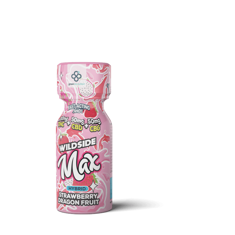 GREV:: Wildside - Strawberry Dragon Fruit 2:1:1 CBG Shot | 2oz