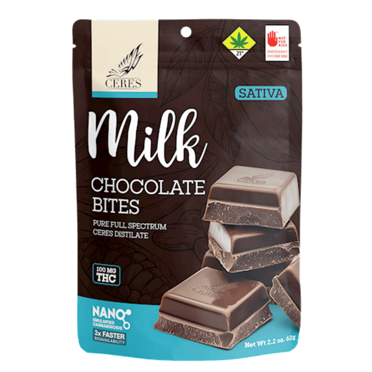 CER:: Milk Chocolate Bites Sativa | 10pk