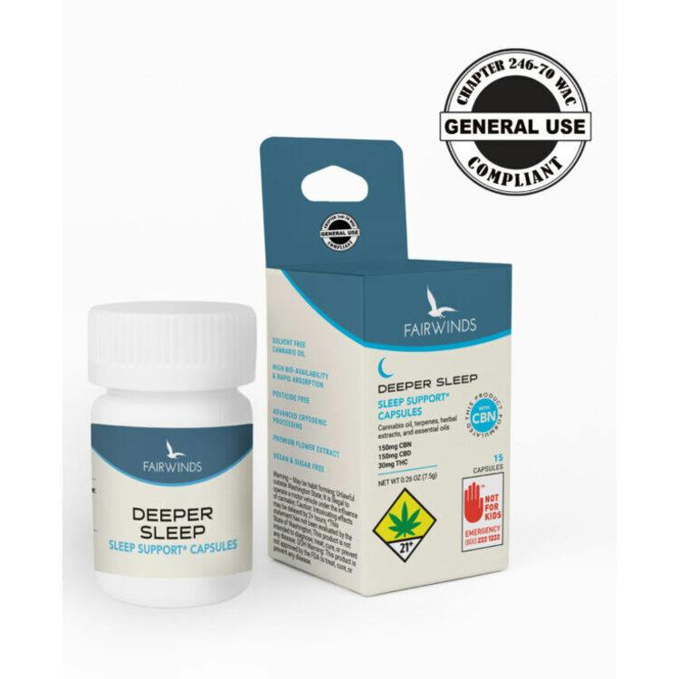 FWM:: Deeper Sleep + CBN Capsules | 15pk