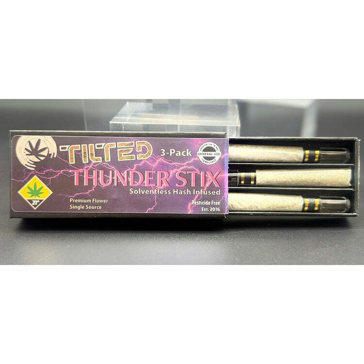 TLD:: Thunder Stix - Don Mega Solventless Hash Infused Preroll | 3 Pack