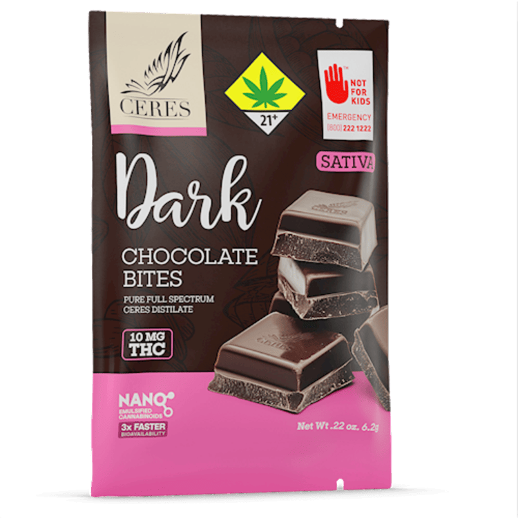CER:: Dark Chocolate Bites Sativa | Single at High 5 Cannabis