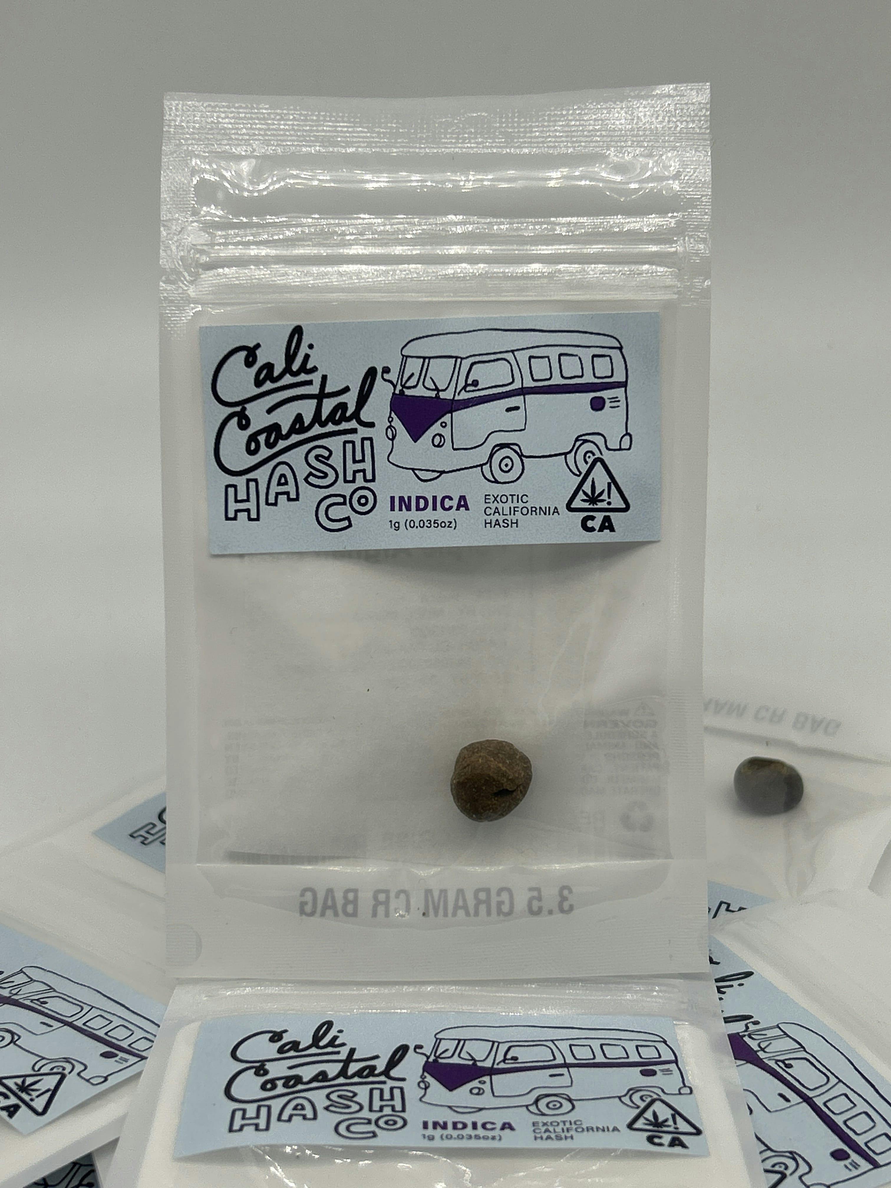 Cali Coastal Hash Co - Purple Afghan Kush 1g Hash