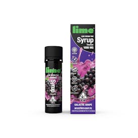 Lime | Grape | 1000mg Live Resin THC Syrup Tincture | Galactic Grape