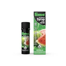 Lime | 1000mg Live Resin THC Syrup Tincture | Watermelon