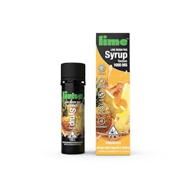 Lime | 1000mg Live Resin THC Syrup Tincture | Pineapple