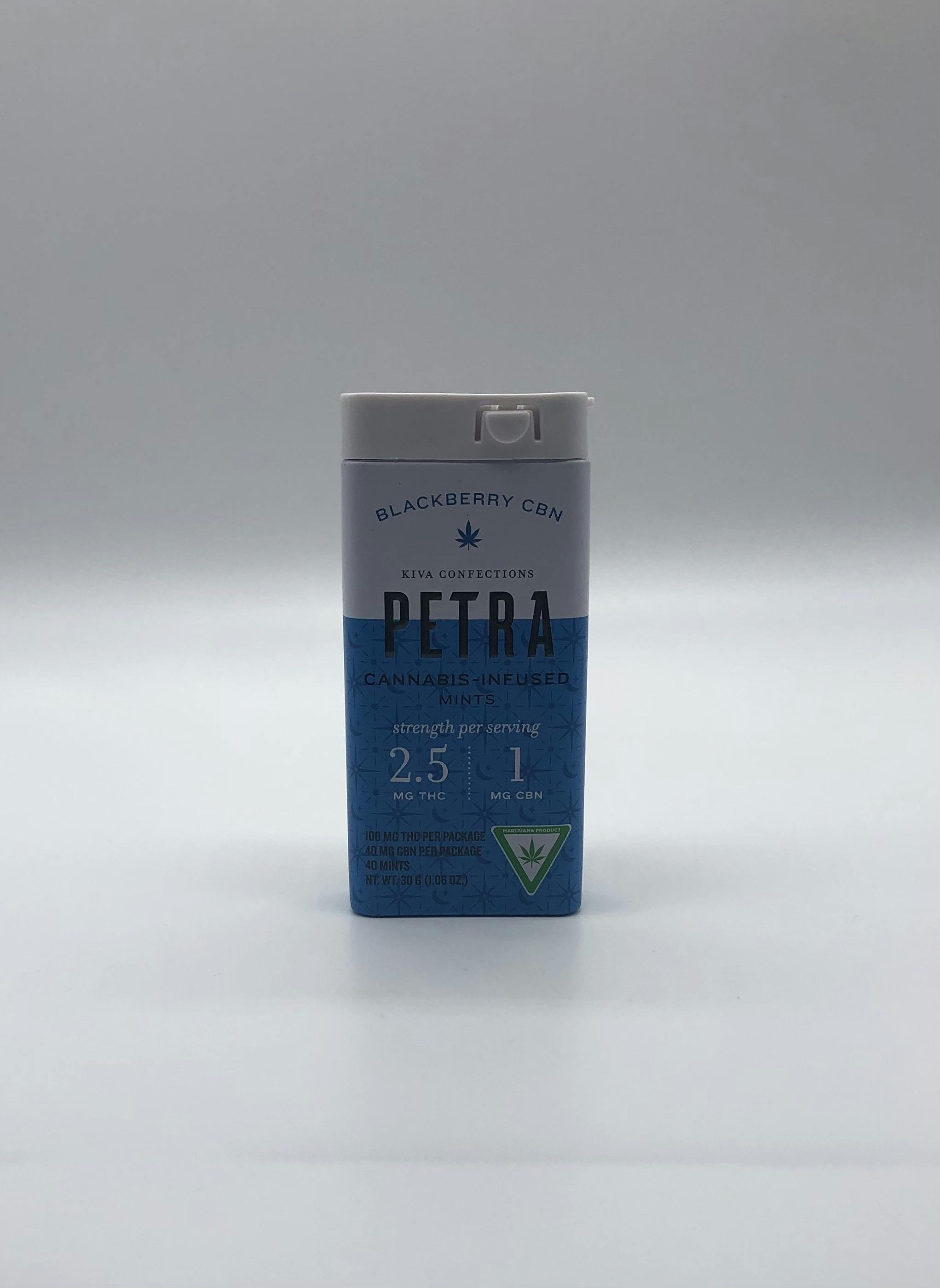 Petra Mints (Blackberry) 100mg THC: 40mg CBN