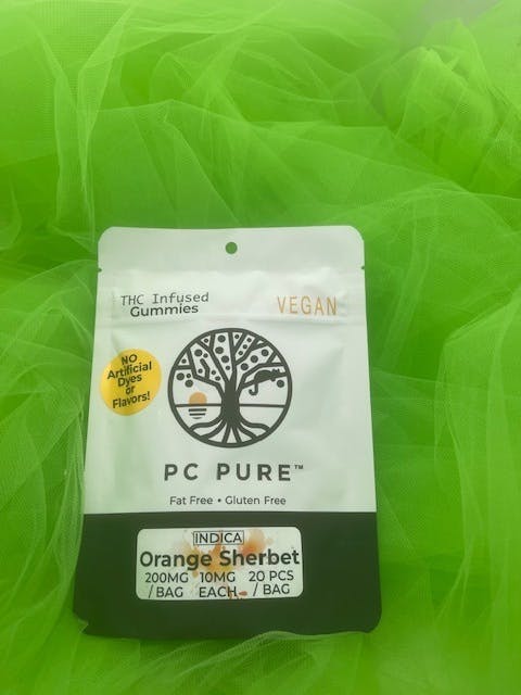 GUMMY - ORANGE SHERBET - 20x10 - PC PURE