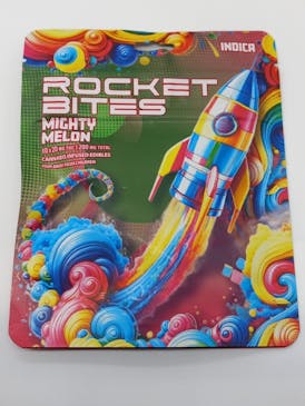 Rocket Bites - Gummies - Mighty Melon - 200mg