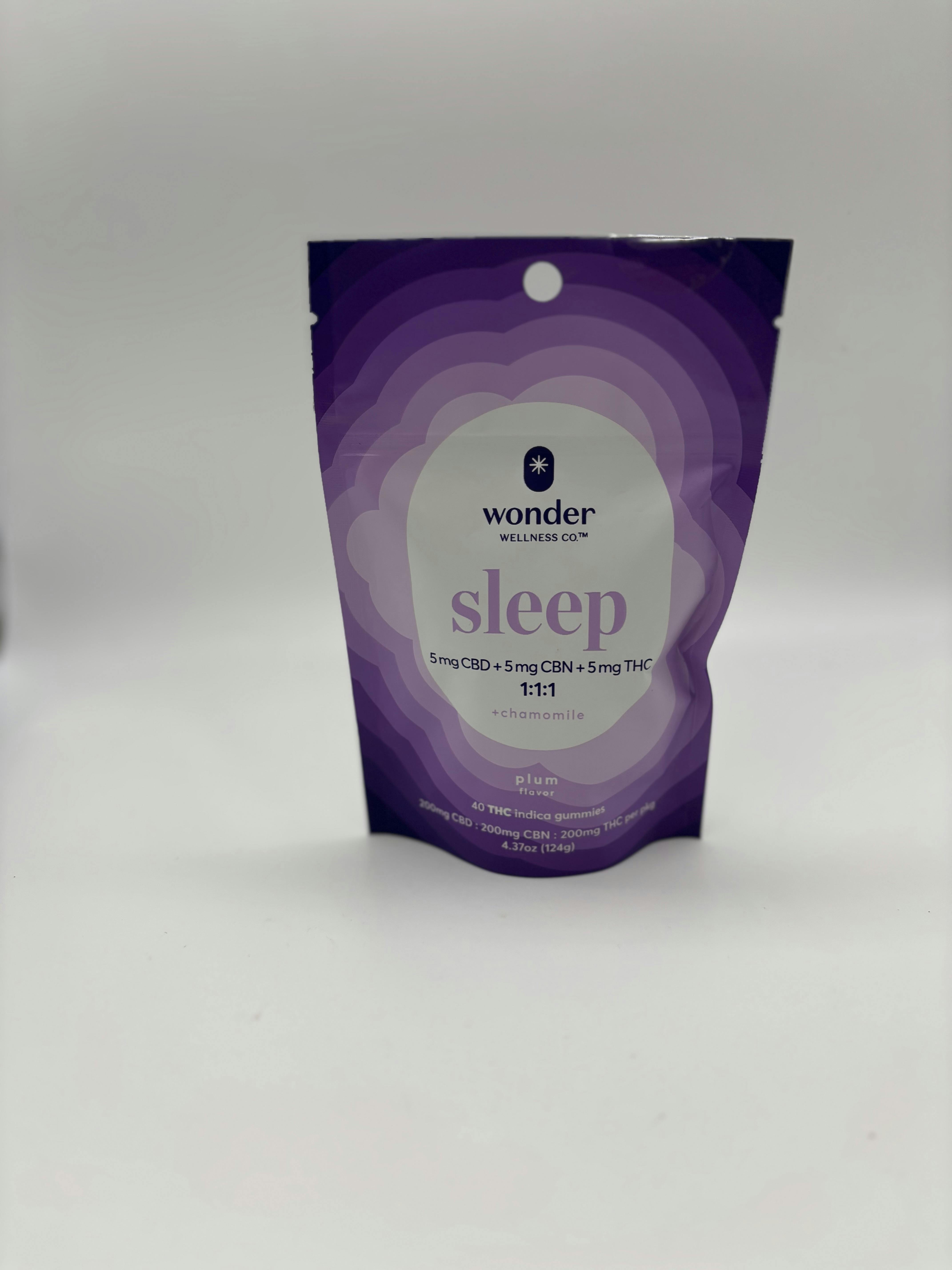 Wonder Sleep Edibles, 5mgCBD,CBN,THC 1:1:1