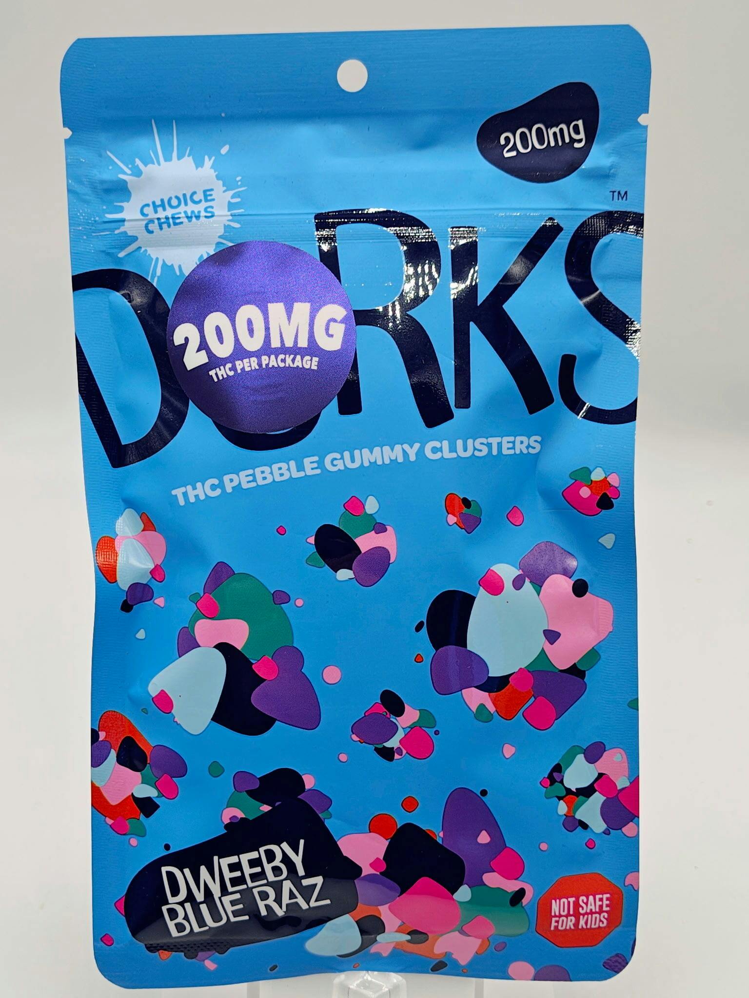 Choice - 200mg Dorks - Dweeby Blue Raz (Sativa)