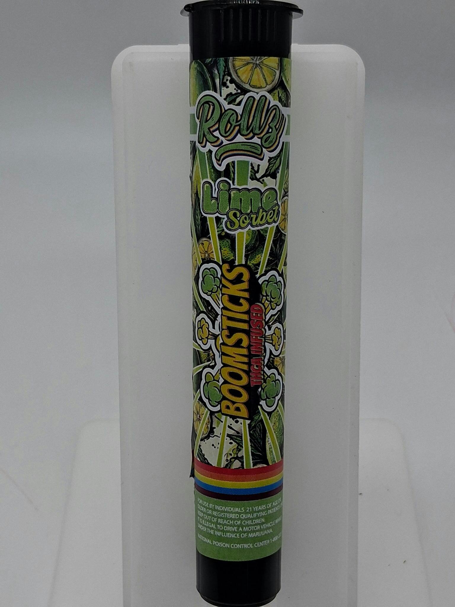 Lime Sorbet - Boomsticks 1g Pre-Rolls