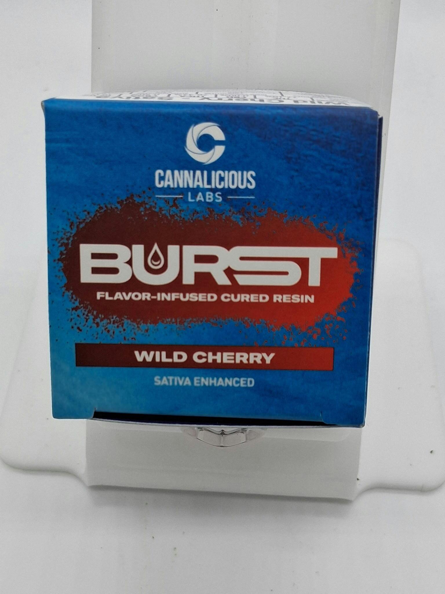 Cannalicious Labs - Burst - Flavor-Infused Cured Resin 2g - Wild Cherry - Sativa Enhanced
