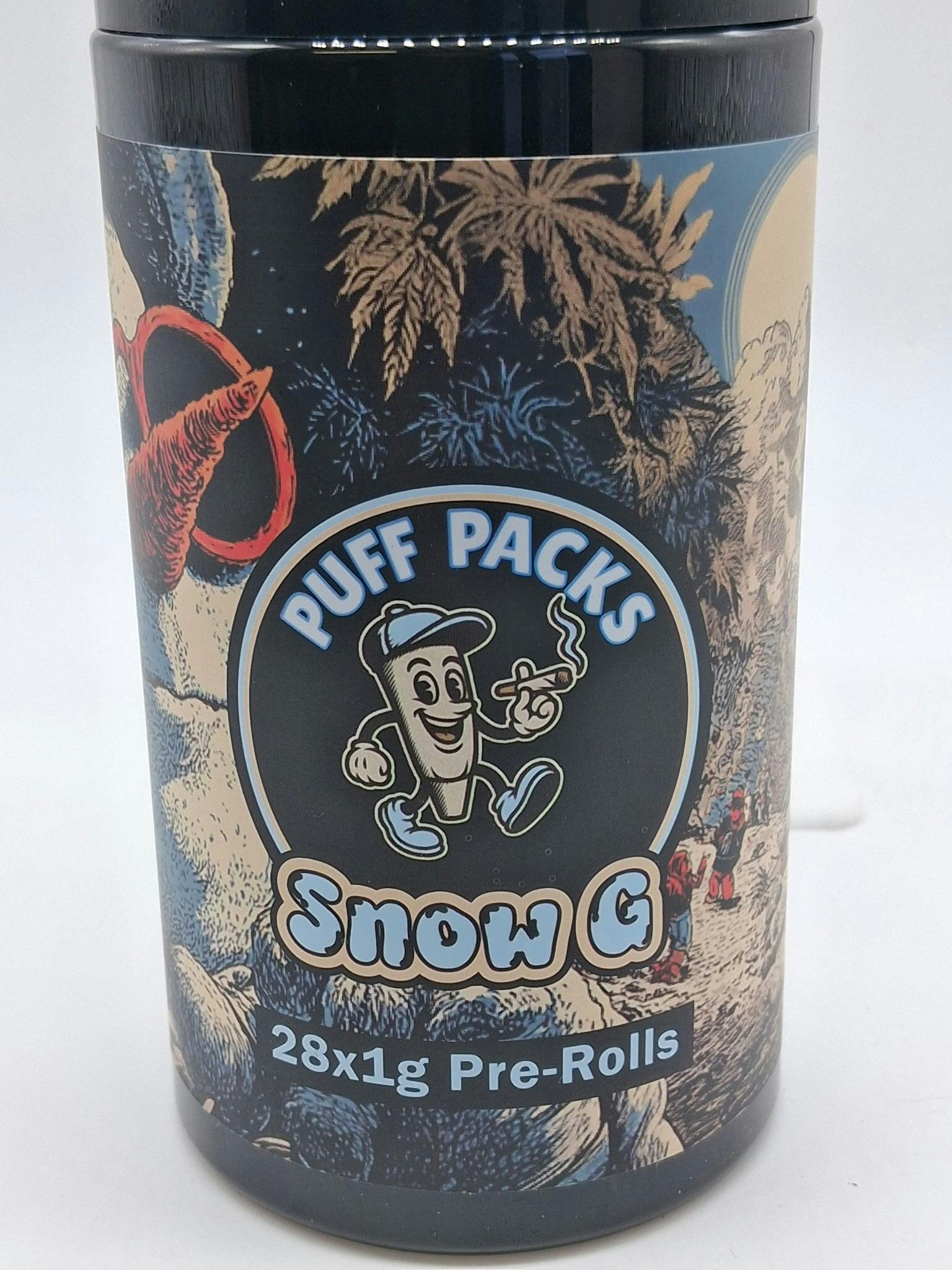 Snow G - Puff Pack 28 x 1g Pre-Rolls