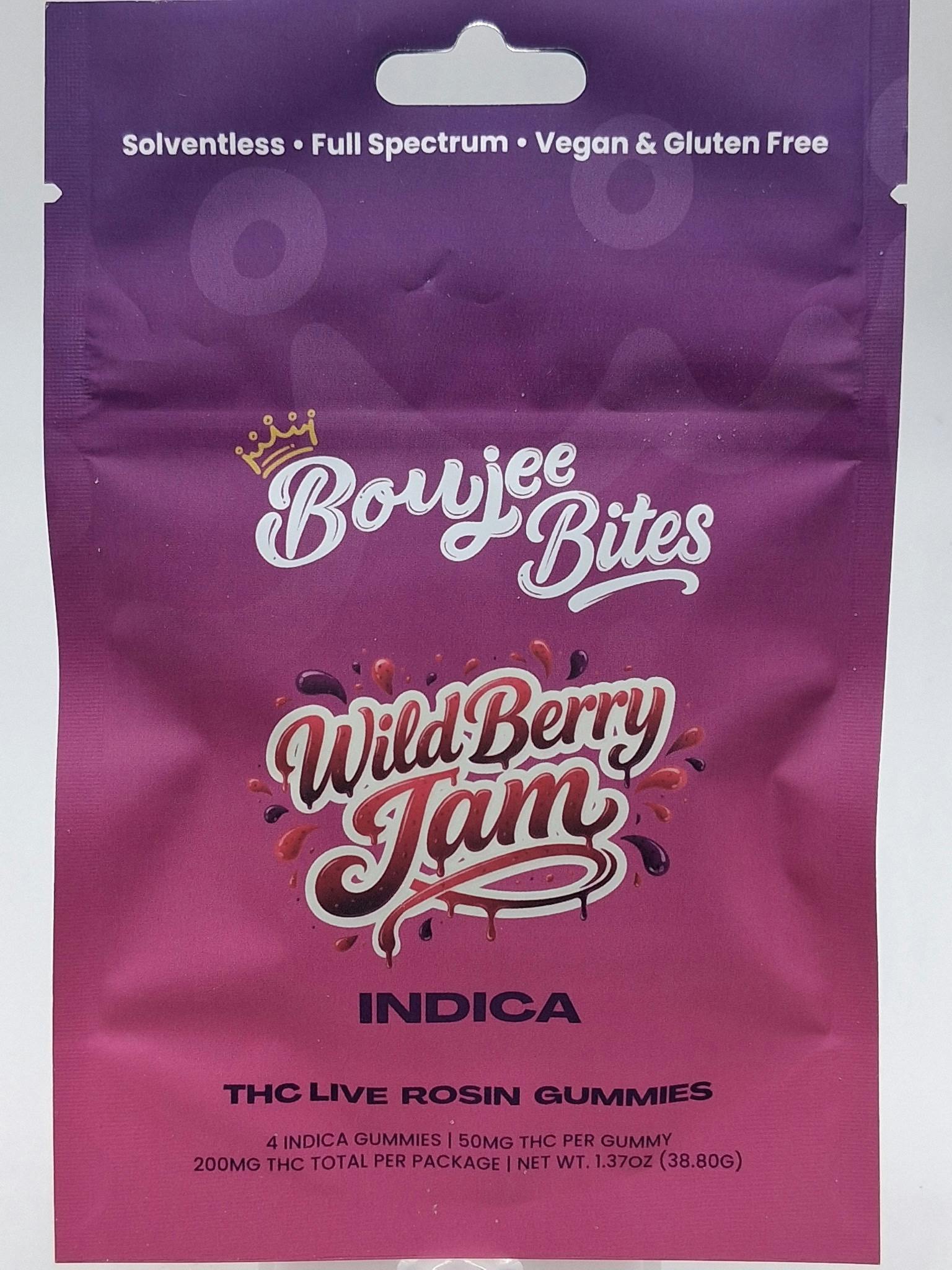 Wild Berry Jam | 50mg | Rosin Gummy | 4 ct - Unit