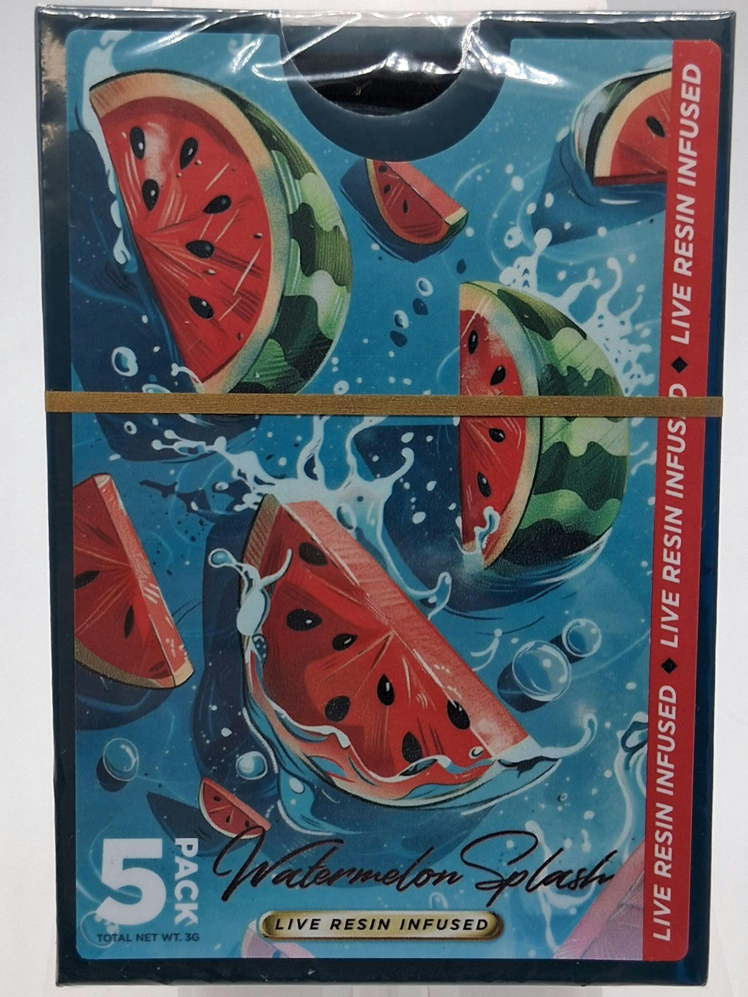 Watermelon Splash - 5 Pack Preroll Case (3g) Infused