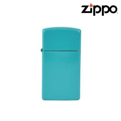 Slim Flat Turquoise Lighter