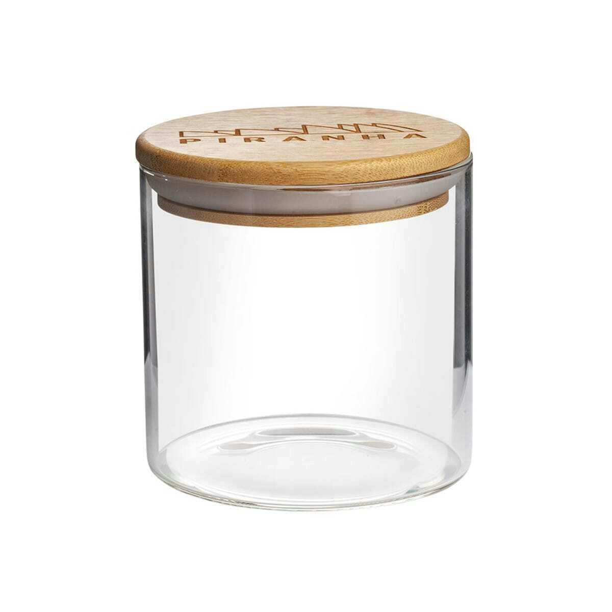 Piranha - Glass Jar with Bamboo Lid - 500mL