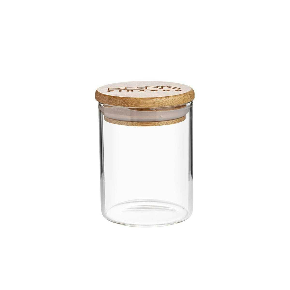 Piranha - Glass Jar with Bamboo Lid - 300 mL