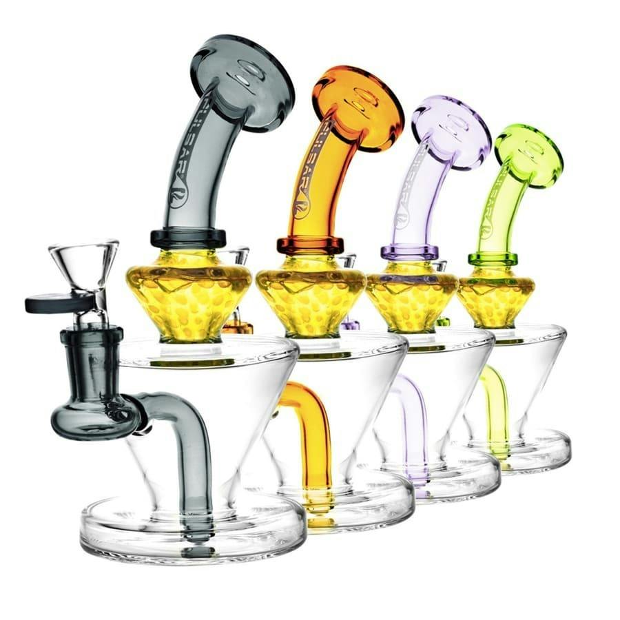 Pulsar - 7" Honeycomb Bubbler Rig
