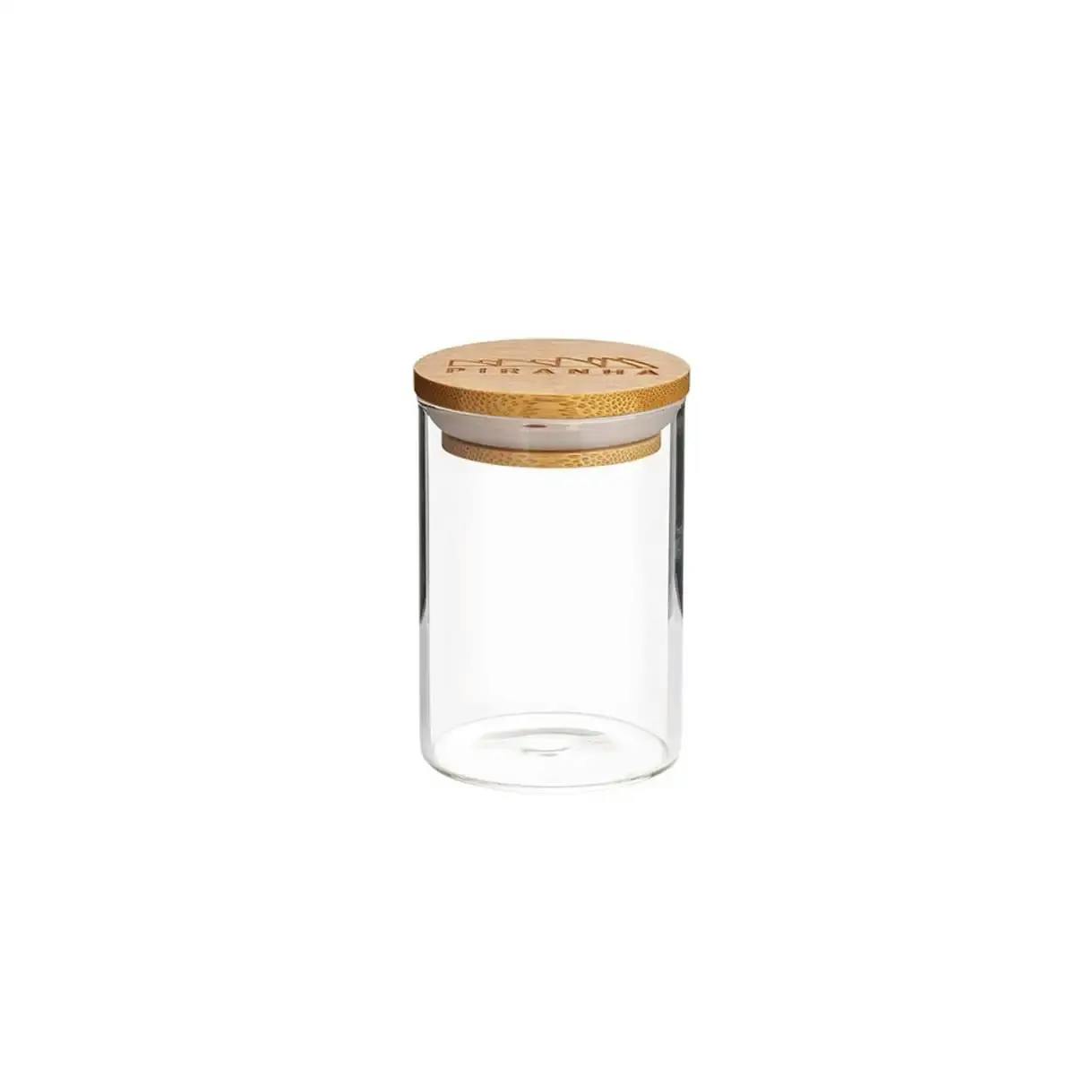 Piranha - Glass Jar with Bamboo Lid - 100 mL