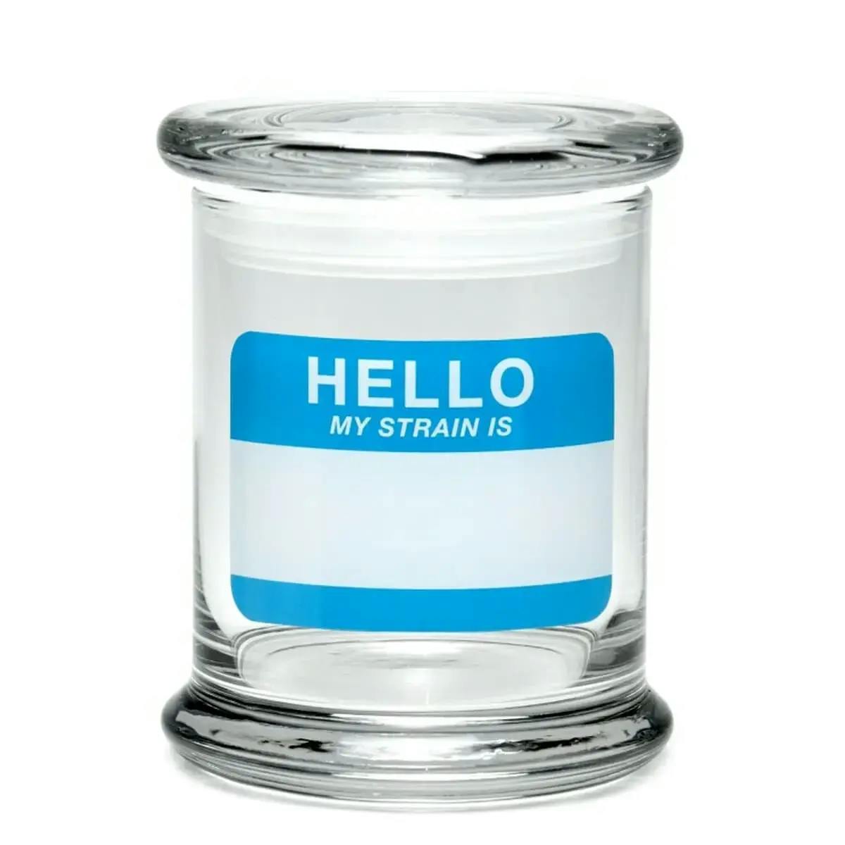 "Hello My Name Is" Write & Erase Jar - 420 Science - Large