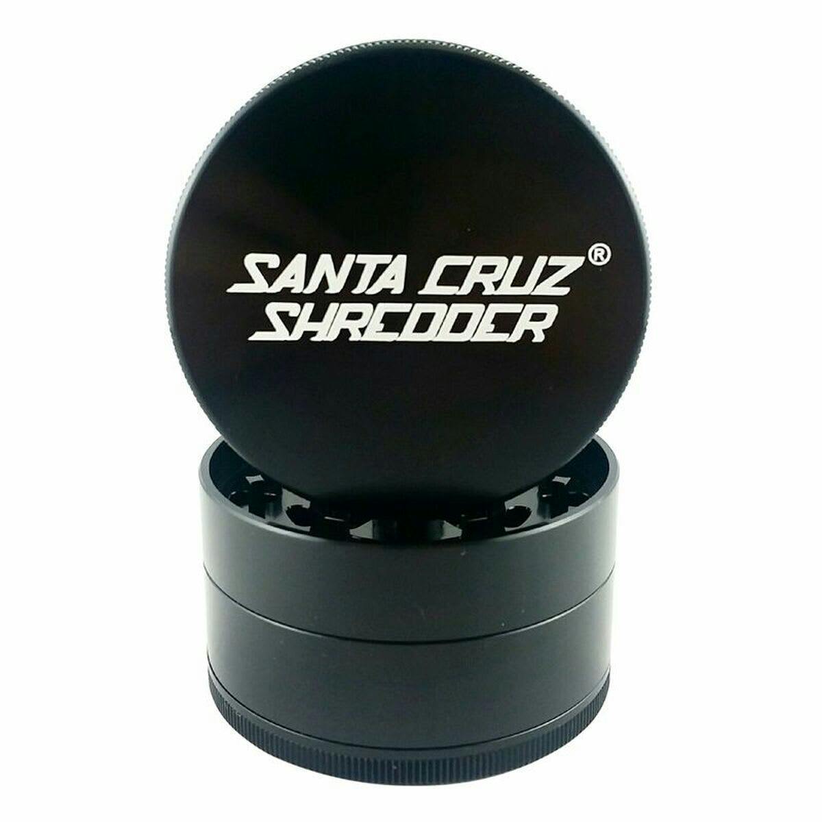 Santa Cruz - 2.2" Medium 4 Piece Pollinator Grinder - Black