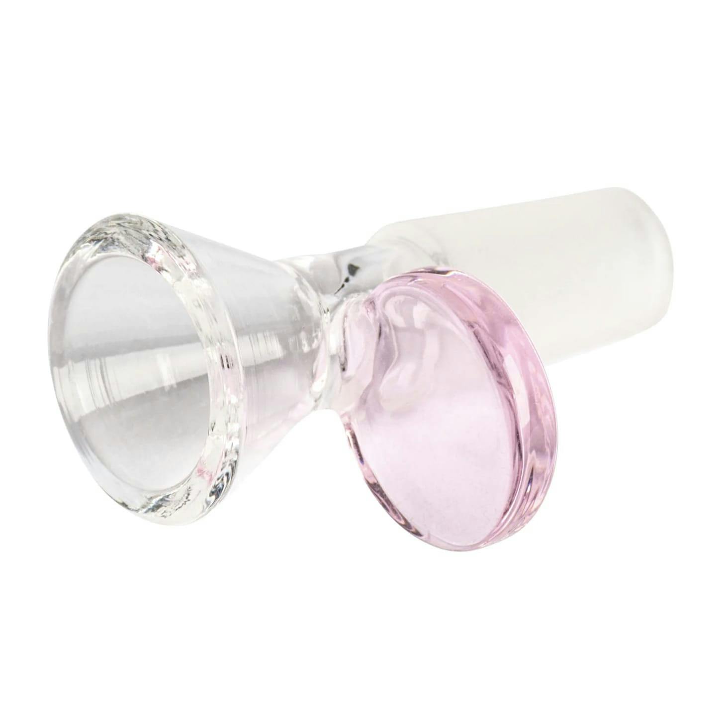 Red Eye - Cone Pull-Out Bowl with Disc Handle (14mm) - Pink
